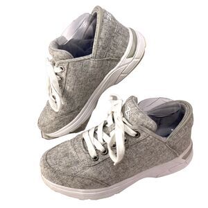 Zeba Shoes Sneakers Women's 10 Hands Free Slip-On Walking Earthly Grey